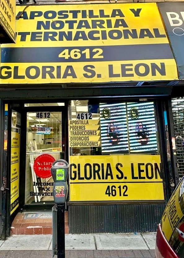 Storefront of Apostille & Notary International in Union City